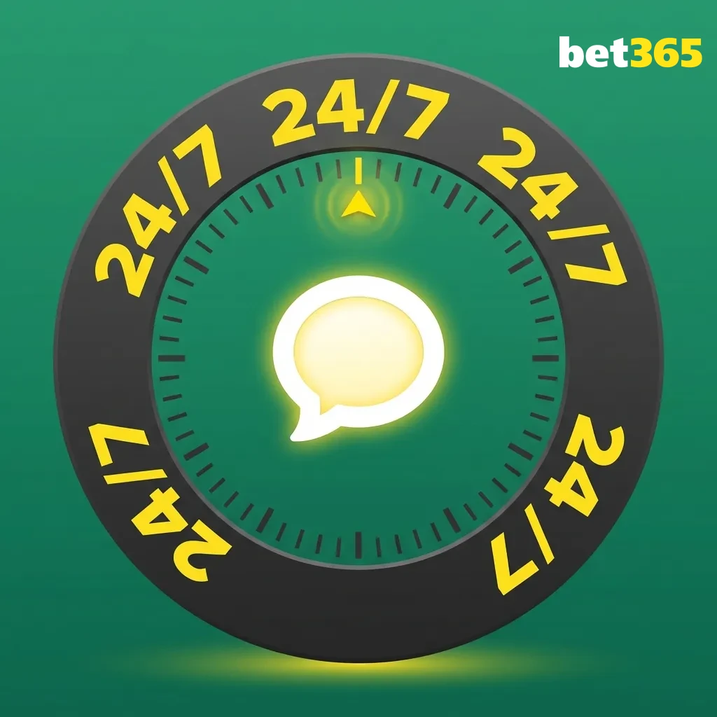 Live chat icon on website for customer support inquiries about deposits, withdrawals, bets, and bonuses
