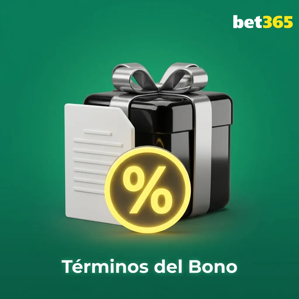 Documento con términos y condiciones de bonos de casino, destacando requisitos de apuesta y restricciones de uso.