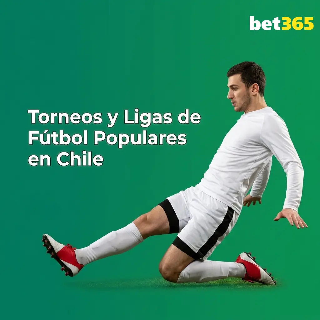 Torneos y ligas de fútbol populares en Chile disponibles para apuestas online en Bet365, incluyendo Champions League y LaLiga