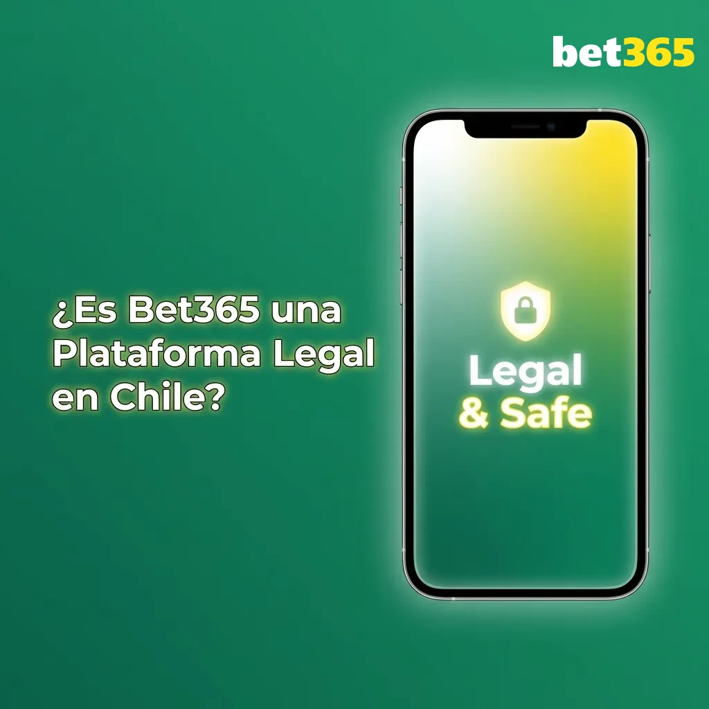Bet365 logo and Chilean flag representing legal online betting platform operating in Chile under international license