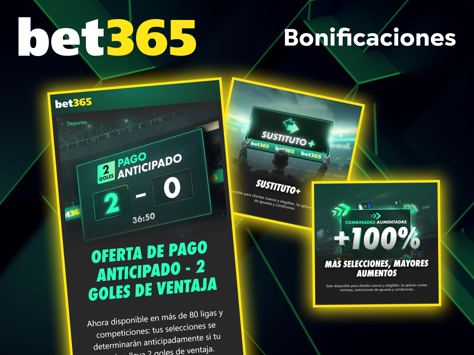 Explora y reclama tus bonificaciones exclusivas en la aplicación de Bet365 hoy mismo.