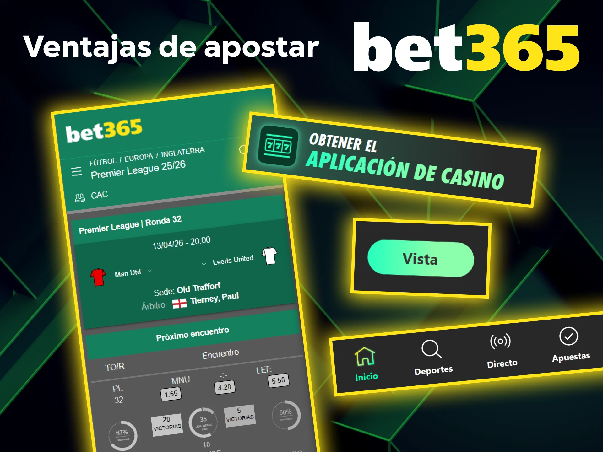 Descubre las ventajas de apostar desde la aplicación oficial de Bet365.