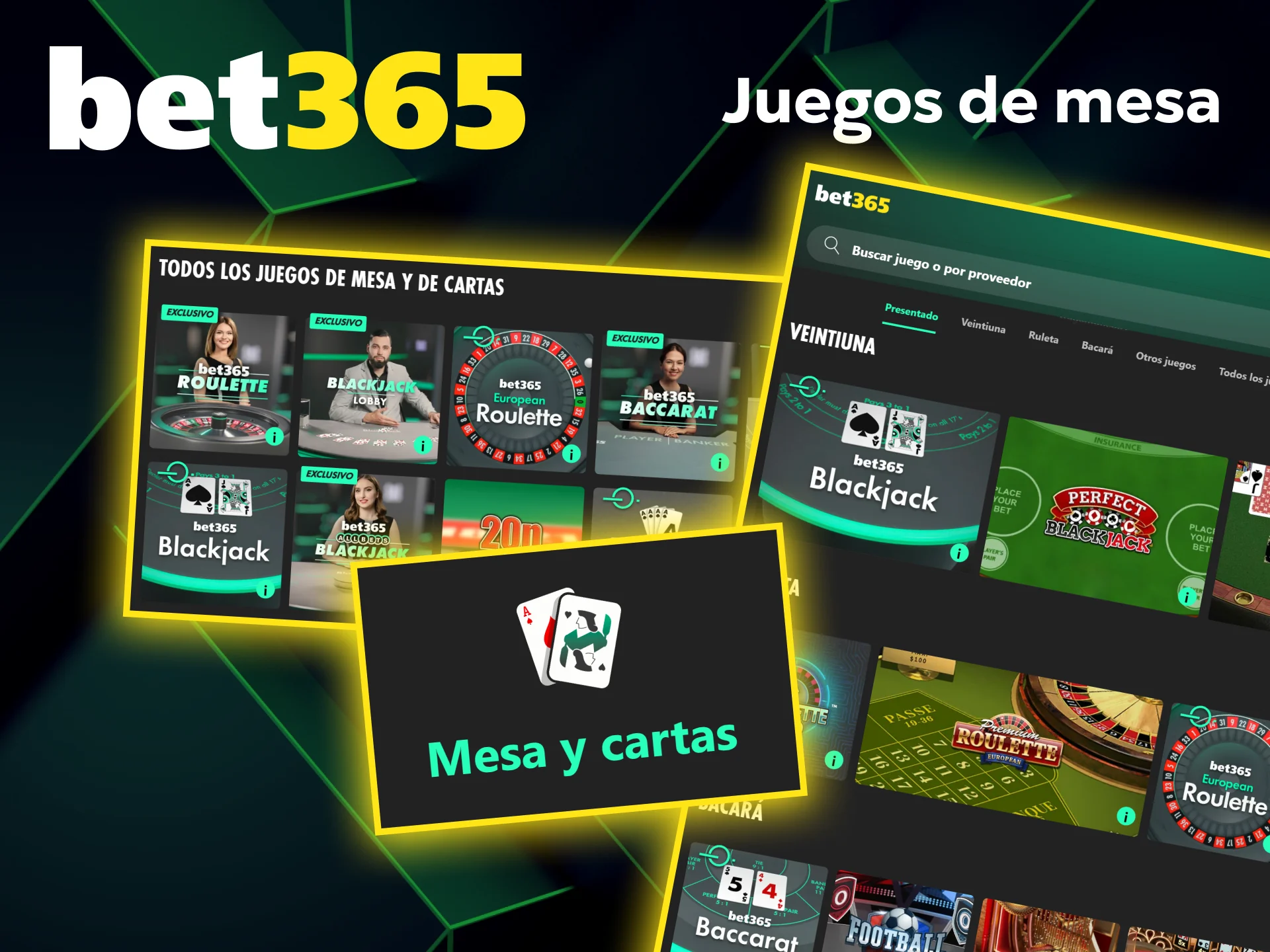 Prueba tu estrategia en los clásicos juegos de mesa del casino Bet365.