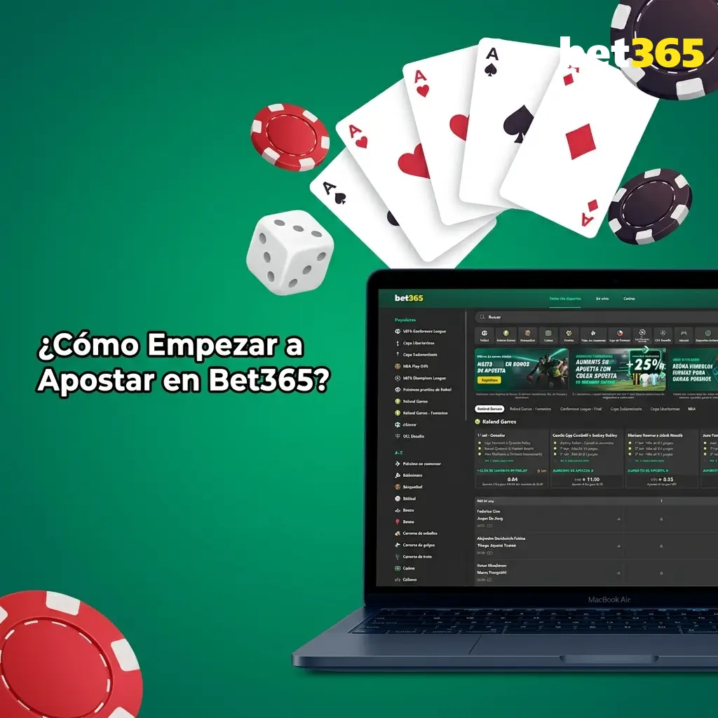 Guía paso a paso para empezar a apostar en Bet365: registro, depósito, selección de eventos y retiro de ganancias.